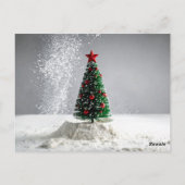 kerstbal briefkaart (Achterkant)