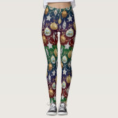 Kerstbal Broek Leggings (Voorkant)
