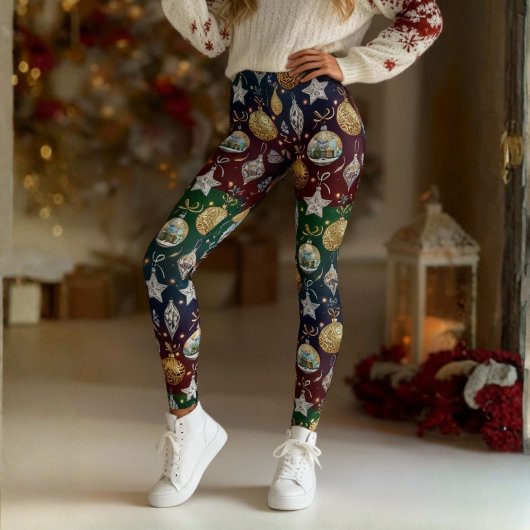 Kerstbal Broek Leggings
