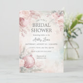 Kerstbal bruidsmeisjesfeest kaart (Staand voorkant)