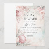 Kerstbal bruidsmeisjesfeestje kaart (Voorkant / Achterkant)