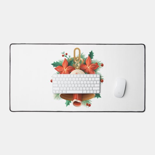 kerstbal bureaumat (Keyboard & Muis)