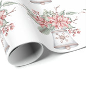 kerstbal cadeaupapier (Rol Hoek)