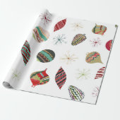 kerstbal cadeaupapier (Uitgerold)