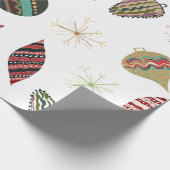 kerstbal cadeaupapier (Hoek)