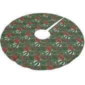Kerstbal donkergroene kerstboomzoom kerstboom rok (Gekanteld)