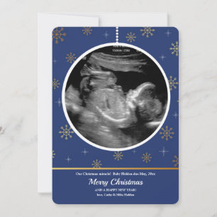 Kerstbal Echografie Kerstkaart