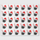 kerstbal en pan cadeaupapier (Vlak)