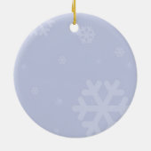 Kerstbal Engel met Ster Keramisch Ornament (Achterkant)