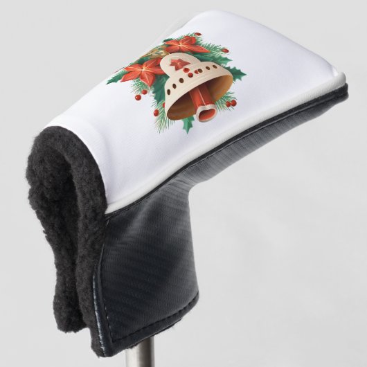 kerstbal golfheadcover (3/4 voorkant)