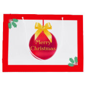 kerstbal groot cadeauzakje (Achterkant)