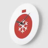 Kerstbal grote klok (Hoek)