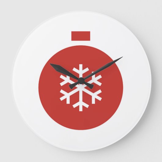 Kerstbal grote klok (Voorkant)