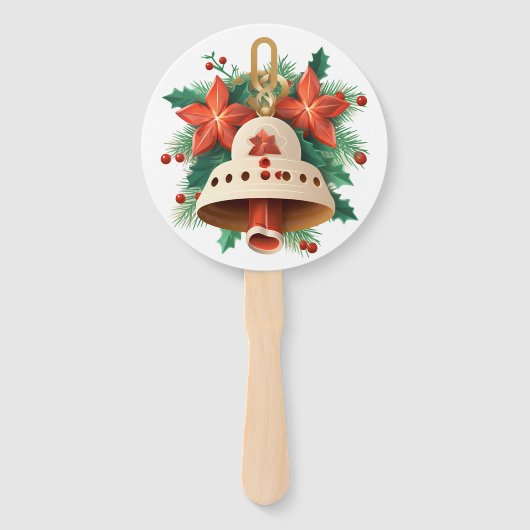 kerstbal handwaaier (Achterkant)