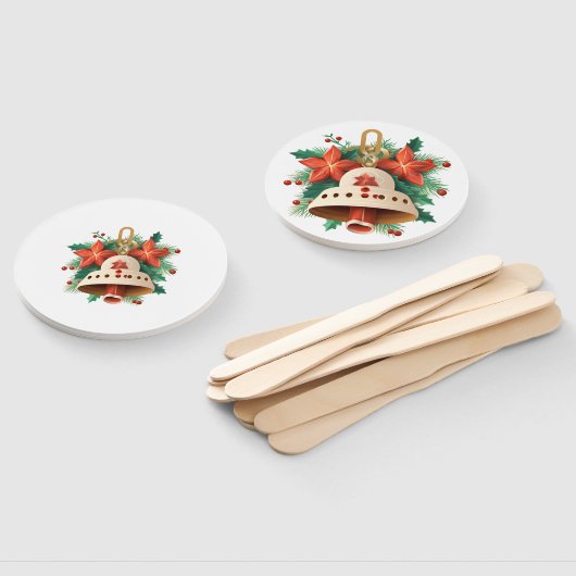 kerstbal handwaaier (Niet-gemonteerd)