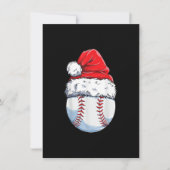 kerstbal honkbal kerstbal kerstkerstkerstkerstcade kaart (Voorkant)