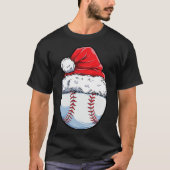 kerstbal honkbal kerstbal kerstkerstkerstkerstcade t-shirt (Voorkant)