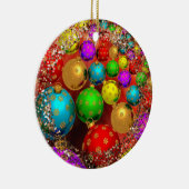 Kerstbal Jamboree Glans Keramisch Ornament (Rechts)