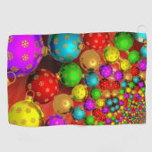 Kerstbal Jamboree Golfhanddoek (Horizontaal)