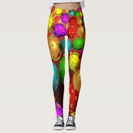 Kerstbal Jamboree Leggings (Voorkant)