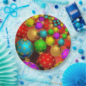 Kerstbal Jamboree Papieren Bordje (Feest)