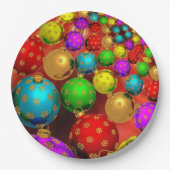 Kerstbal Jamboree Papieren Bordje (Voorkant)