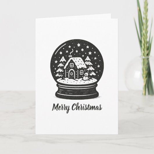 Kerstbal Kaart (Voorkant)