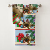 Kerstbal Kat Bad Handdoek (Insitu)