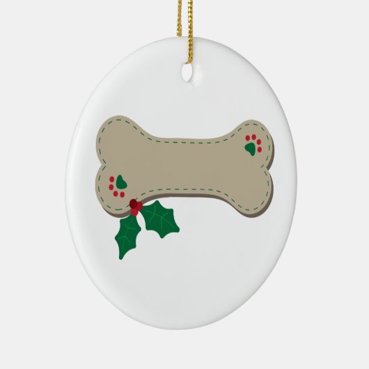 kerstbal keramisch ornament (Rechts)