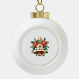 kerstbal keramische bal ornament