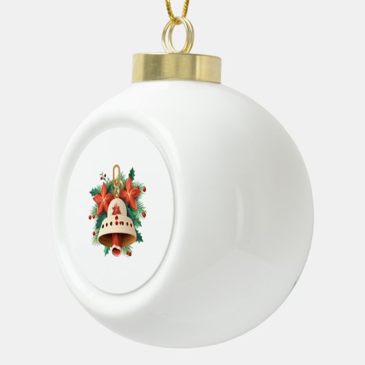 kerstbal keramische bal ornament (Rechts)