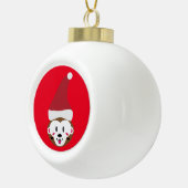 Kerstbal kerstbal. keramische bal ornament (Rechts)