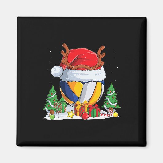 Kerstbal kerstbal kerstbal rendierbomen magneet (Voorkant)