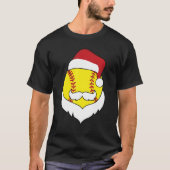 kerstbal kerstbal kersttactische kerstman t-shirt (Voorkant)
