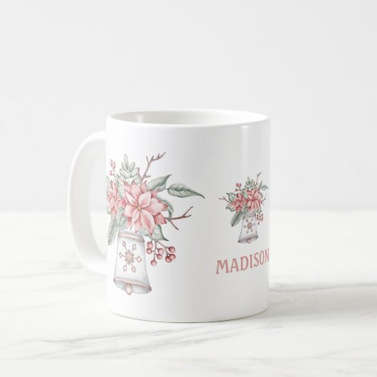 kerstbal koffiemok (Voorkant links)