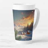 kerstbal latte mok (Rechterhoek)