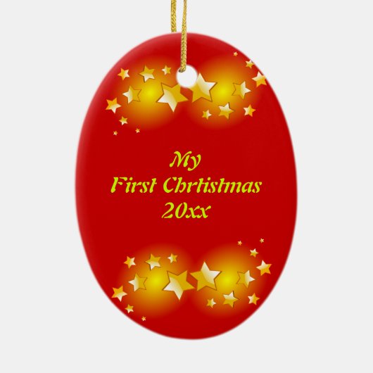 kerstbal Lijst Ornament (Achterkant)