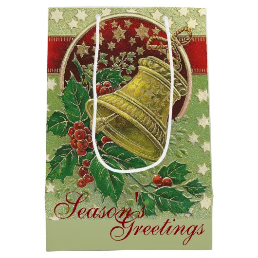 kerstbal medium cadeauzakje (Achterkant)