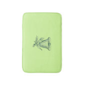 Kerstbal met Holly Badmat (Voorkant Verticaal)