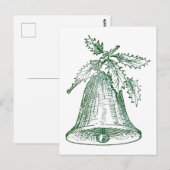 Kerstbal met Holly Briefkaart (Voorkant / Achterkant)