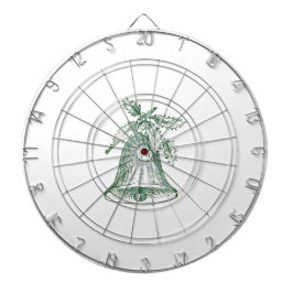 Kerstbal met Holly Dartbord