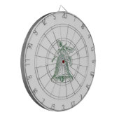 Kerstbal met Holly Dartbord (Voorkant Links)