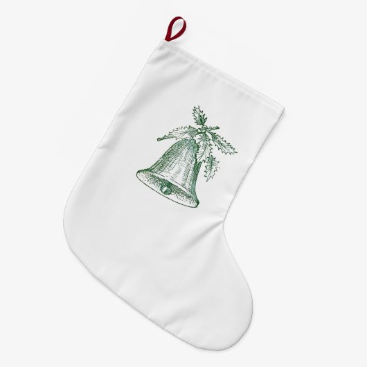 Kerstbal met Holly Grote Kerstsok (Voorkant (Hangend))
