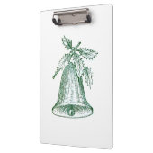 Kerstbal met Holly Klembord (Links)