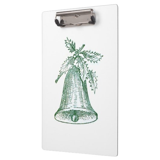 Kerstbal met Holly Klembord (Links)