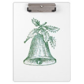 Kerstbal met Holly Klembord (Voorkant)