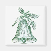 Kerstbal met Holly Magneet (Voorkant)