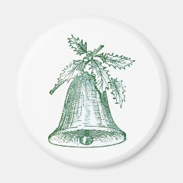 Kerstbal met Holly Magneet