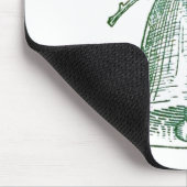 Kerstbal met Holly Muismat (Hoek)