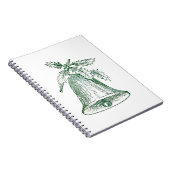 Kerstbal met Holly Notitieboek (Rechterzijde)